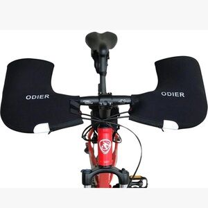 Brand new/never used ODIER Black Handlebar Mitts for Bicycles